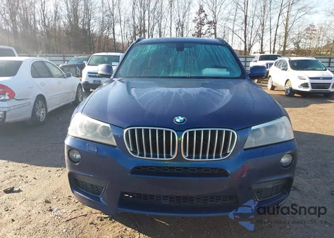 2013 BMW X3 xDrive28I z USA, uszkodzony, nr VIN 5UXWX9C53D0A17254